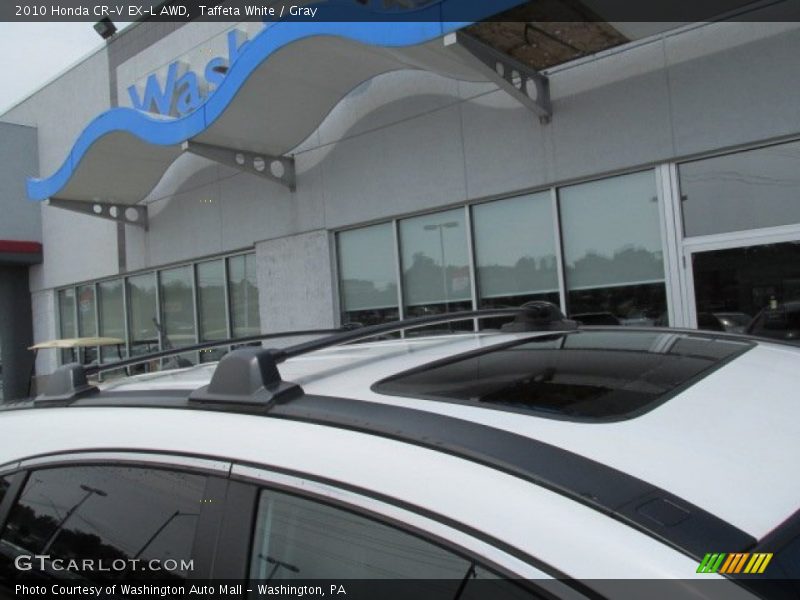 Taffeta White / Gray 2010 Honda CR-V EX-L AWD