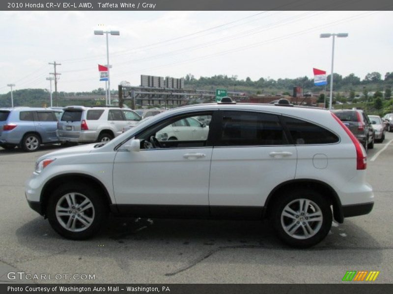Taffeta White / Gray 2010 Honda CR-V EX-L AWD