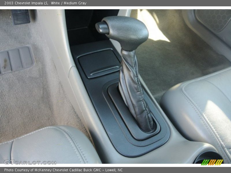 White / Medium Gray 2003 Chevrolet Impala LS