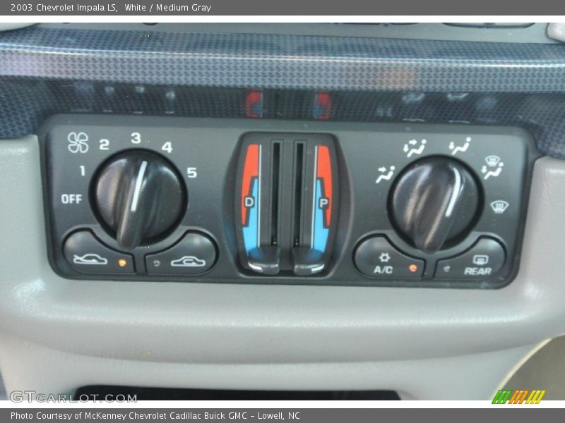 White / Medium Gray 2003 Chevrolet Impala LS