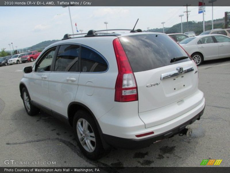 Taffeta White / Gray 2010 Honda CR-V EX-L AWD