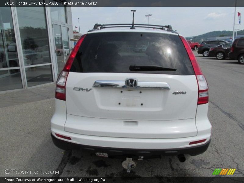 Taffeta White / Gray 2010 Honda CR-V EX-L AWD