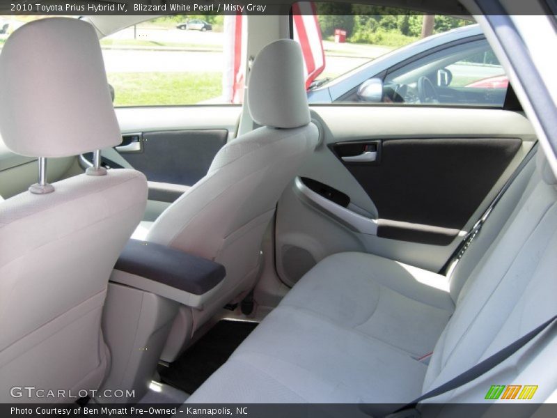 Blizzard White Pearl / Misty Gray 2010 Toyota Prius Hybrid IV