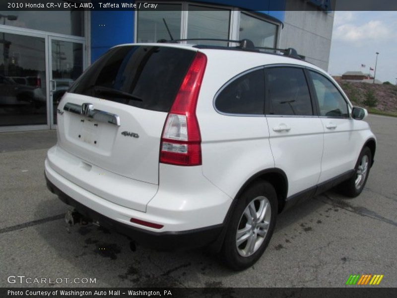 Taffeta White / Gray 2010 Honda CR-V EX-L AWD