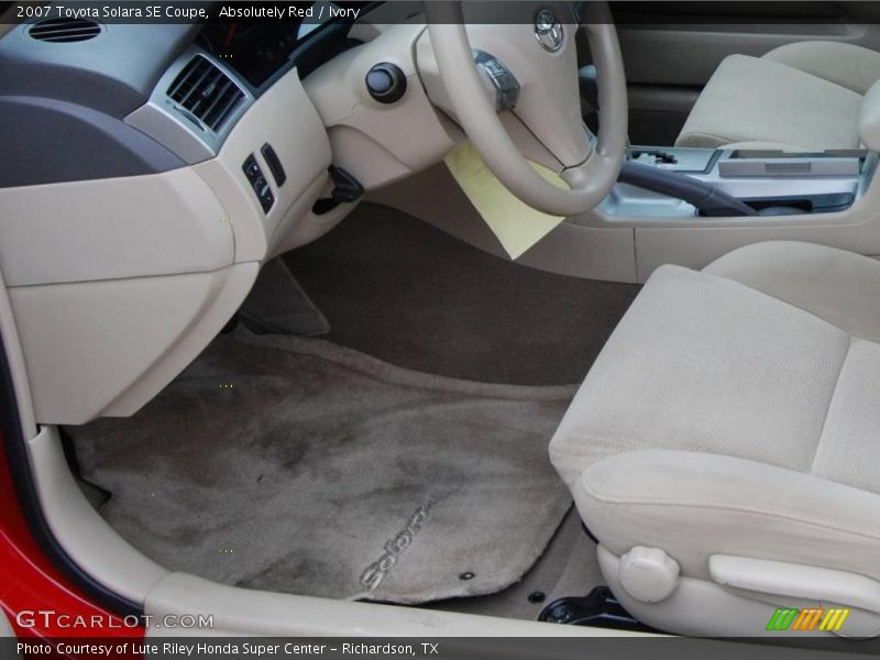 Absolutely Red / Ivory 2007 Toyota Solara SE Coupe