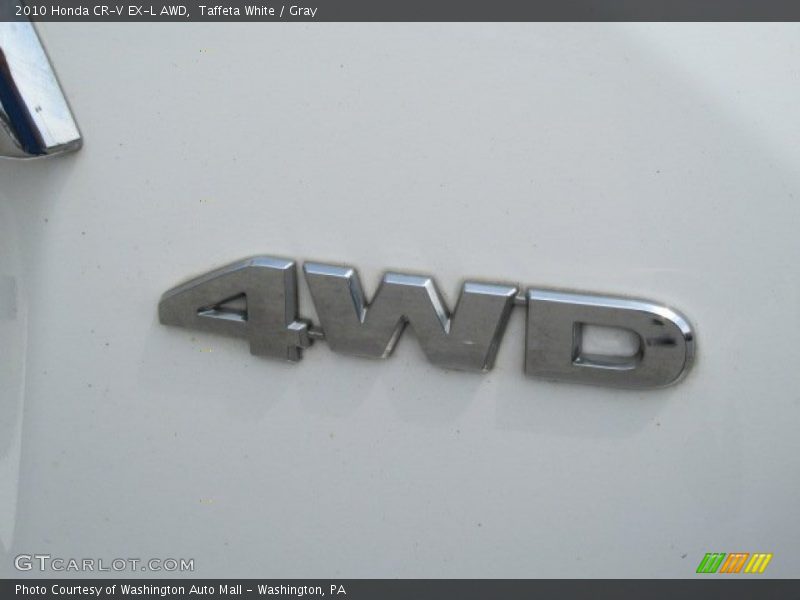 Taffeta White / Gray 2010 Honda CR-V EX-L AWD