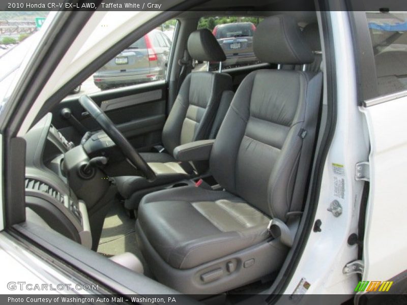 Taffeta White / Gray 2010 Honda CR-V EX-L AWD