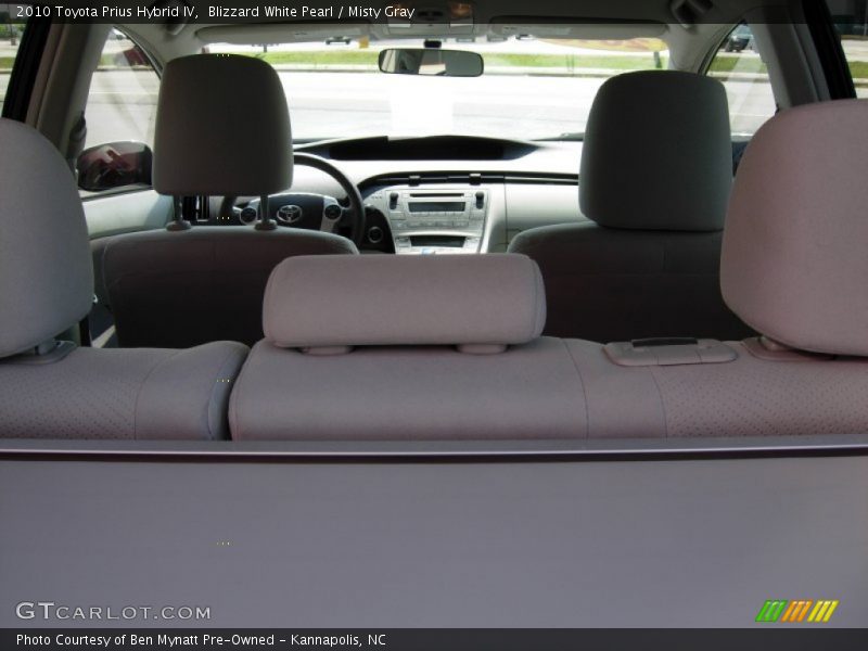Blizzard White Pearl / Misty Gray 2010 Toyota Prius Hybrid IV