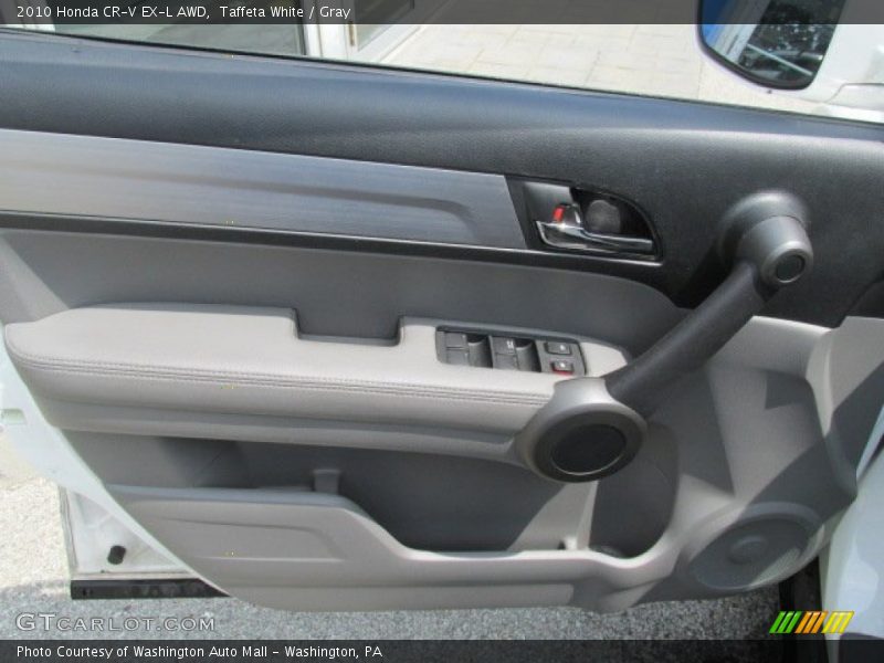 Taffeta White / Gray 2010 Honda CR-V EX-L AWD