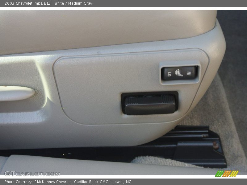 White / Medium Gray 2003 Chevrolet Impala LS