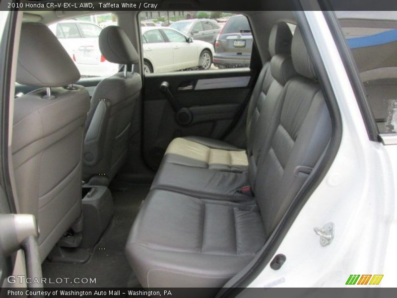Taffeta White / Gray 2010 Honda CR-V EX-L AWD