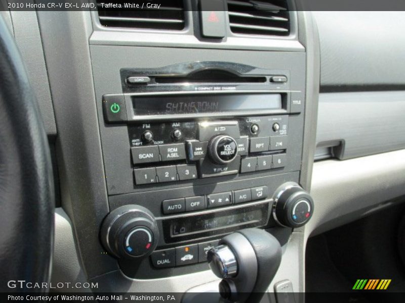 Taffeta White / Gray 2010 Honda CR-V EX-L AWD