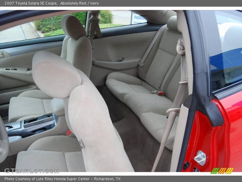 Absolutely Red / Ivory 2007 Toyota Solara SE Coupe