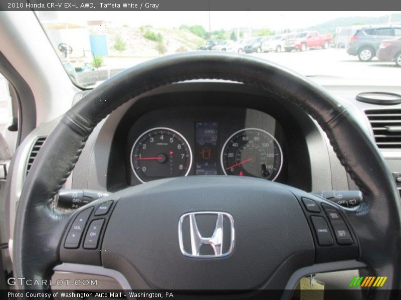 Taffeta White / Gray 2010 Honda CR-V EX-L AWD