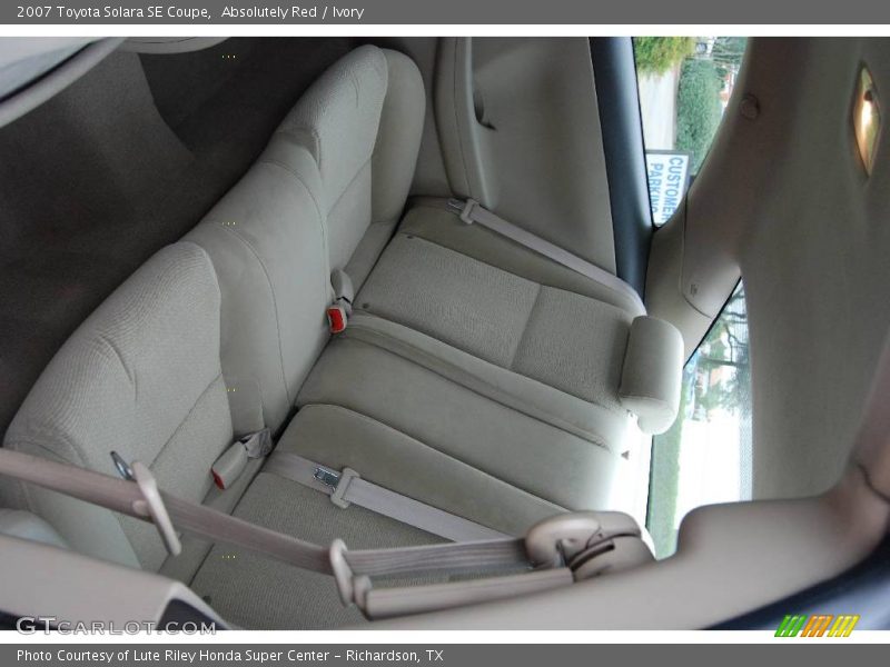 Absolutely Red / Ivory 2007 Toyota Solara SE Coupe