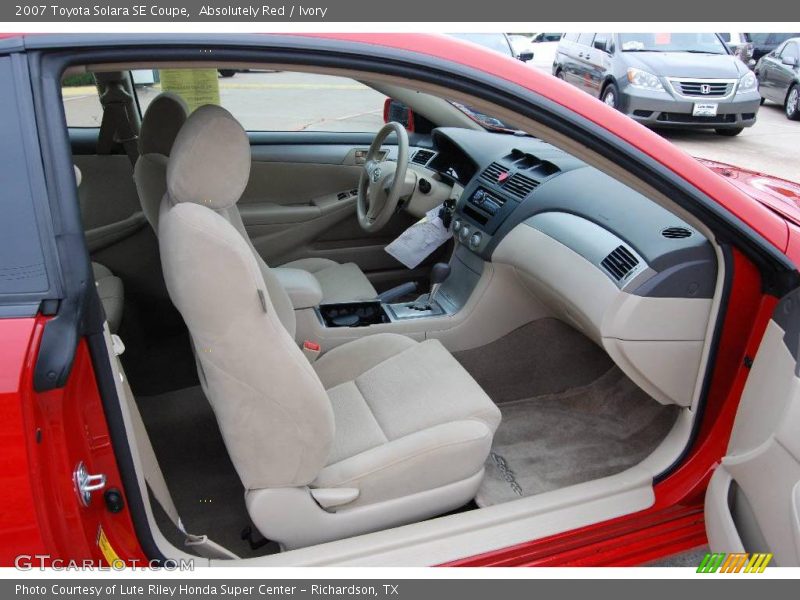 Absolutely Red / Ivory 2007 Toyota Solara SE Coupe