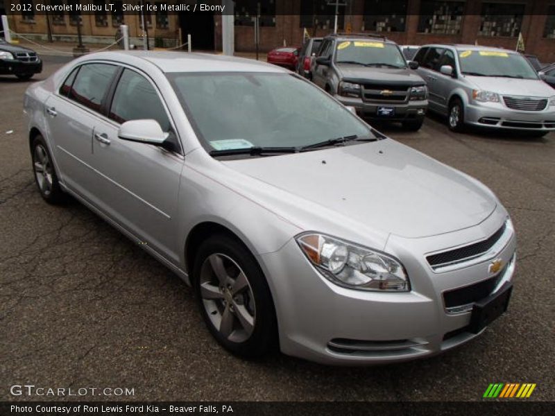 Silver Ice Metallic / Ebony 2012 Chevrolet Malibu LT