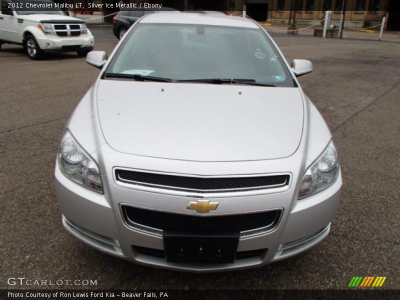 Silver Ice Metallic / Ebony 2012 Chevrolet Malibu LT