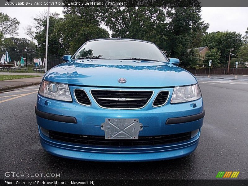 Electric Blue Metallic / Parchment 2006 Saab 9-3 Aero Convertible