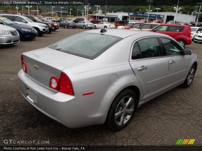 Silver Ice Metallic / Ebony 2012 Chevrolet Malibu LT
