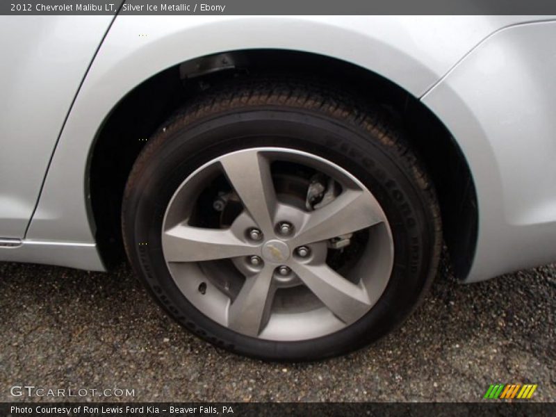 Silver Ice Metallic / Ebony 2012 Chevrolet Malibu LT