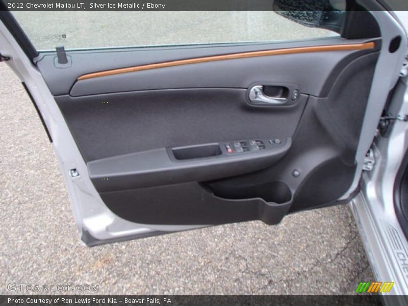 Silver Ice Metallic / Ebony 2012 Chevrolet Malibu LT