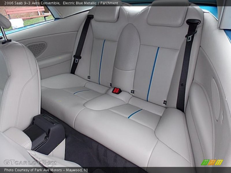 Rear Seat of 2006 9-3 Aero Convertible