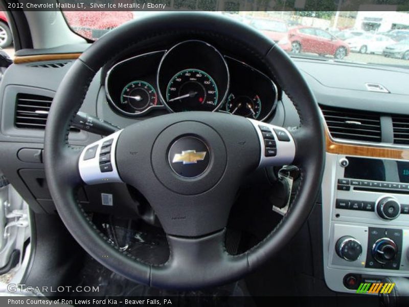 Silver Ice Metallic / Ebony 2012 Chevrolet Malibu LT