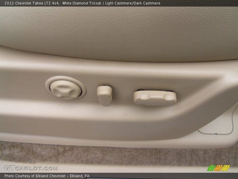 White Diamond Tricoat / Light Cashmere/Dark Cashmere 2013 Chevrolet Tahoe LTZ 4x4