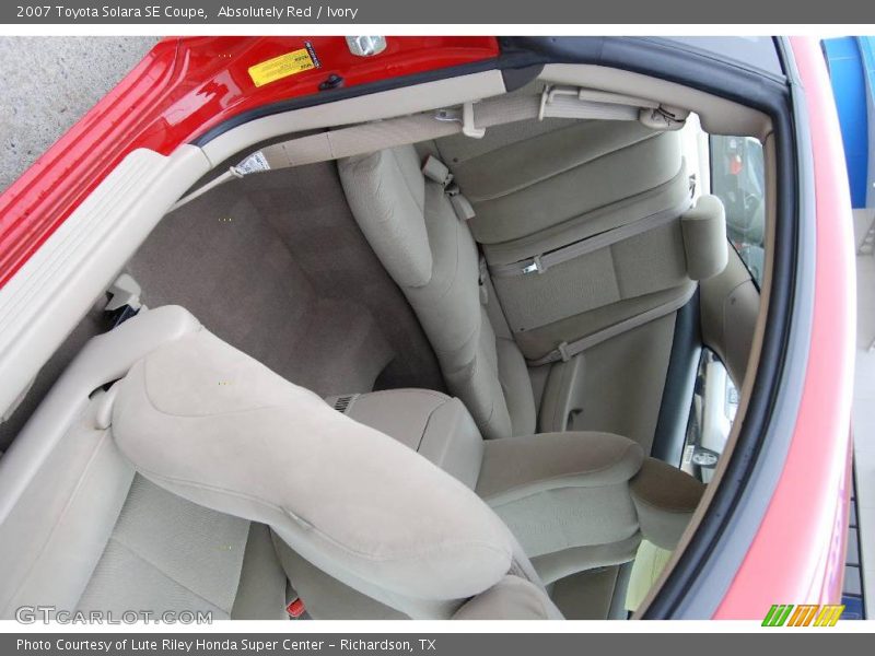 Absolutely Red / Ivory 2007 Toyota Solara SE Coupe