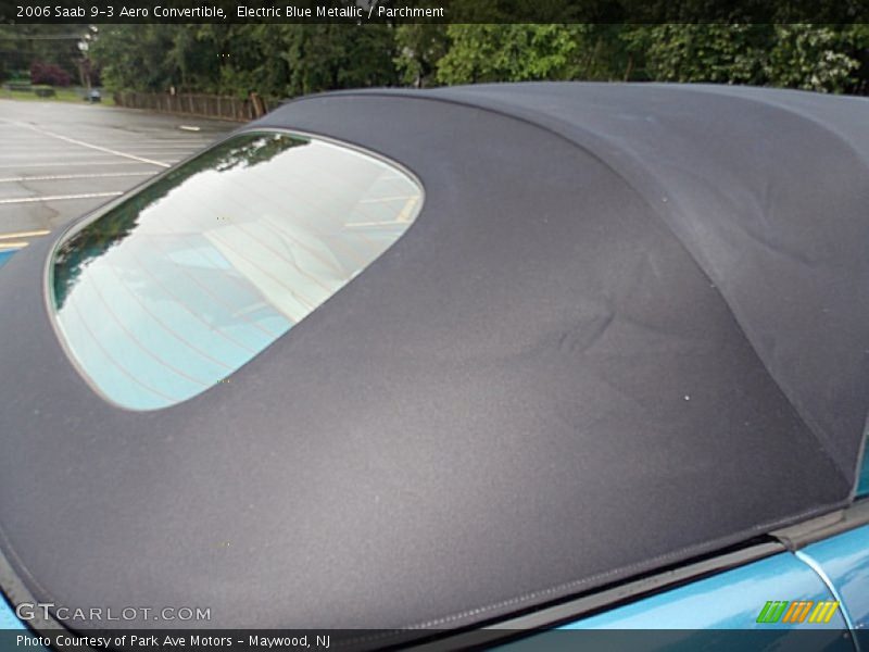 Electric Blue Metallic / Parchment 2006 Saab 9-3 Aero Convertible