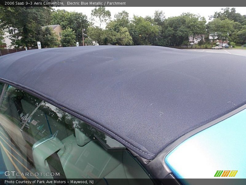 Electric Blue Metallic / Parchment 2006 Saab 9-3 Aero Convertible