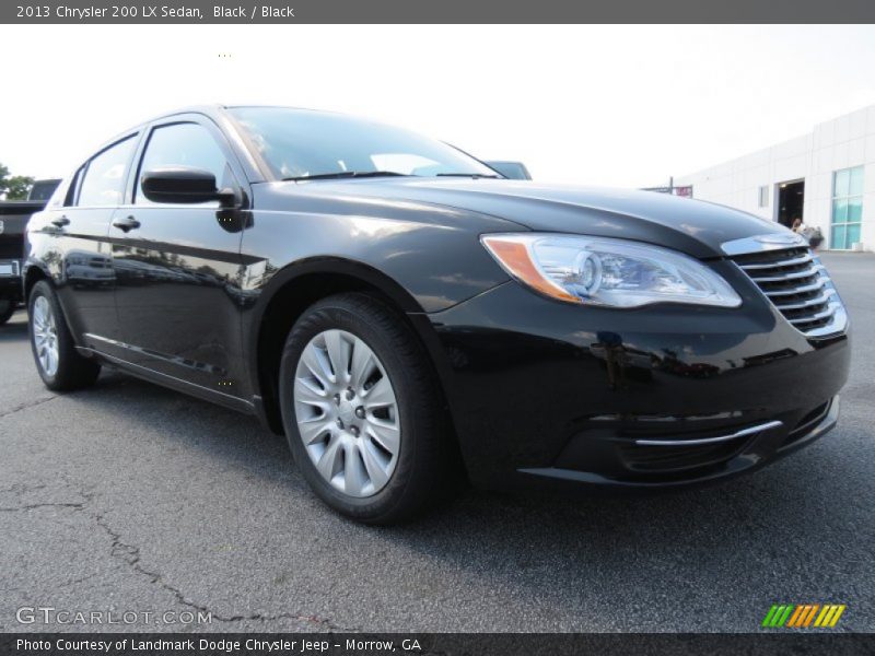 Black / Black 2013 Chrysler 200 LX Sedan