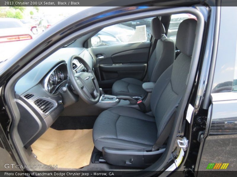 Black / Black 2013 Chrysler 200 LX Sedan