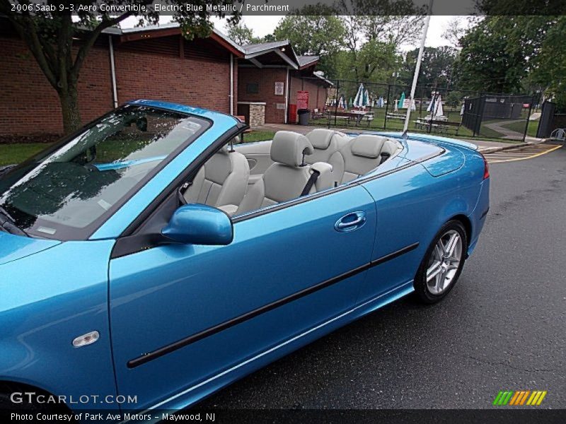 Electric Blue Metallic / Parchment 2006 Saab 9-3 Aero Convertible