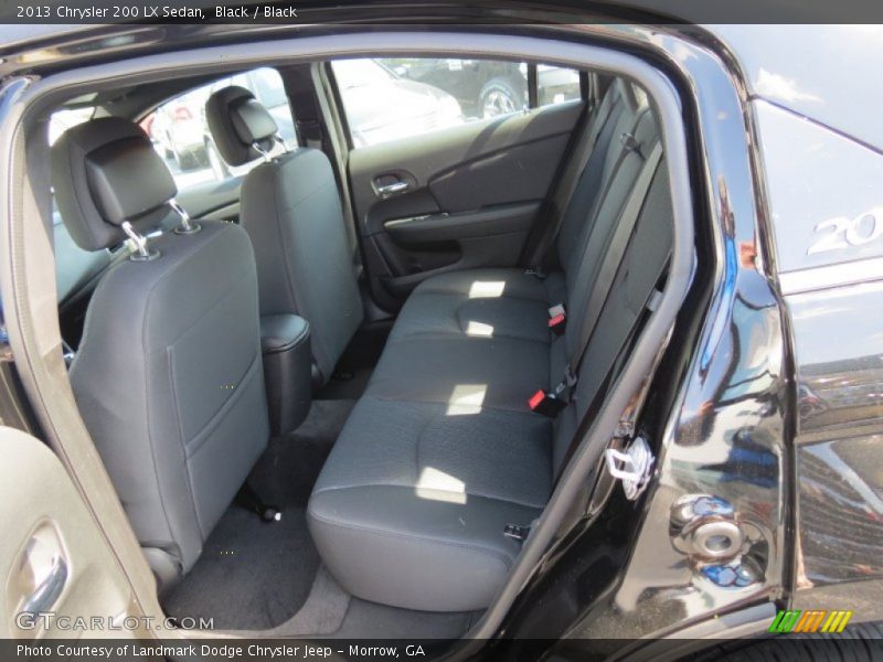 Black / Black 2013 Chrysler 200 LX Sedan