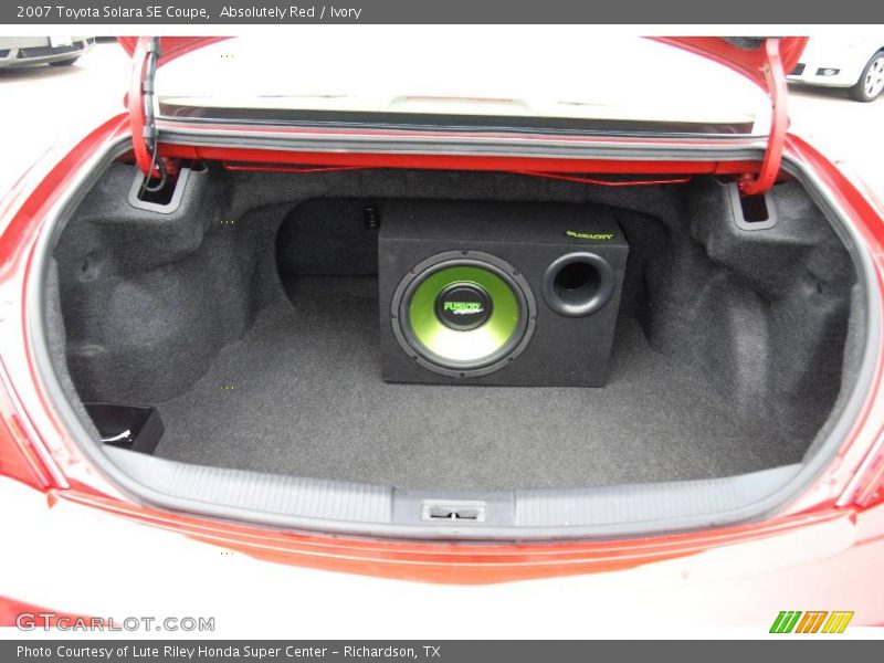 Absolutely Red / Ivory 2007 Toyota Solara SE Coupe