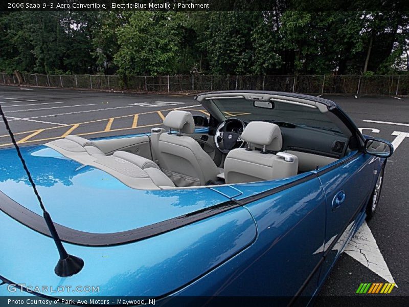 Electric Blue Metallic / Parchment 2006 Saab 9-3 Aero Convertible