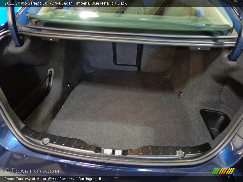 Imperial Blue Metallic / Black 2011 BMW 5 Series 550i xDrive Sedan