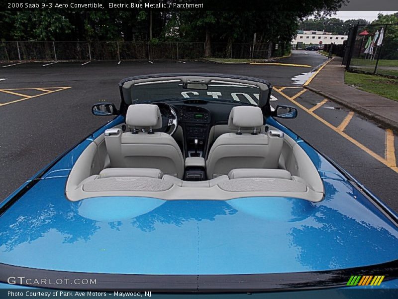 Electric Blue Metallic / Parchment 2006 Saab 9-3 Aero Convertible