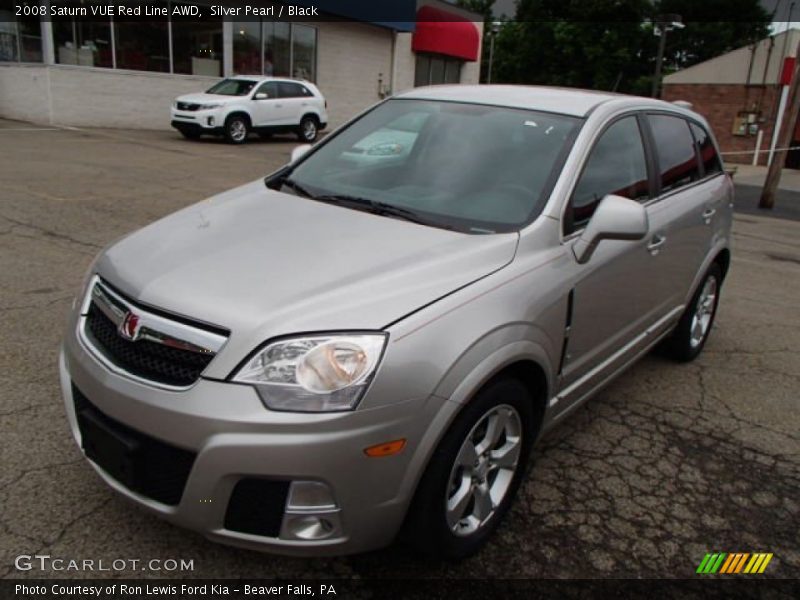 Silver Pearl / Black 2008 Saturn VUE Red Line AWD