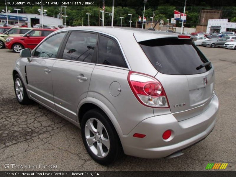 Silver Pearl / Black 2008 Saturn VUE Red Line AWD