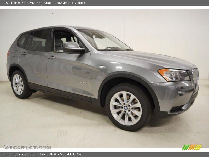 Space Gray Metallic / Black 2014 BMW X3 xDrive28i