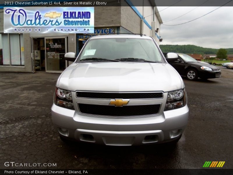 Silver Ice Metallic / Ebony 2013 Chevrolet Suburban LS 4x4