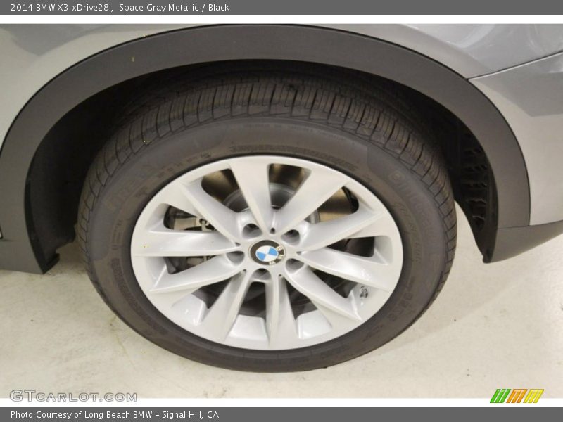 Space Gray Metallic / Black 2014 BMW X3 xDrive28i