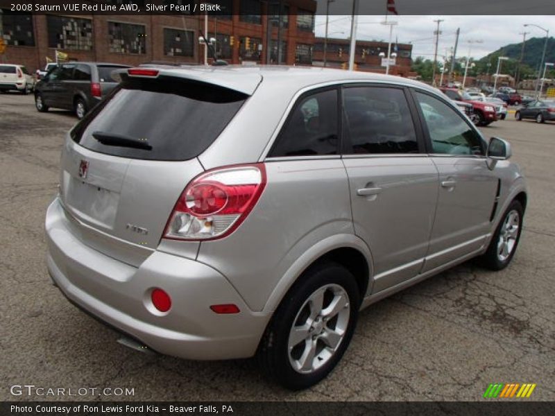 Silver Pearl / Black 2008 Saturn VUE Red Line AWD
