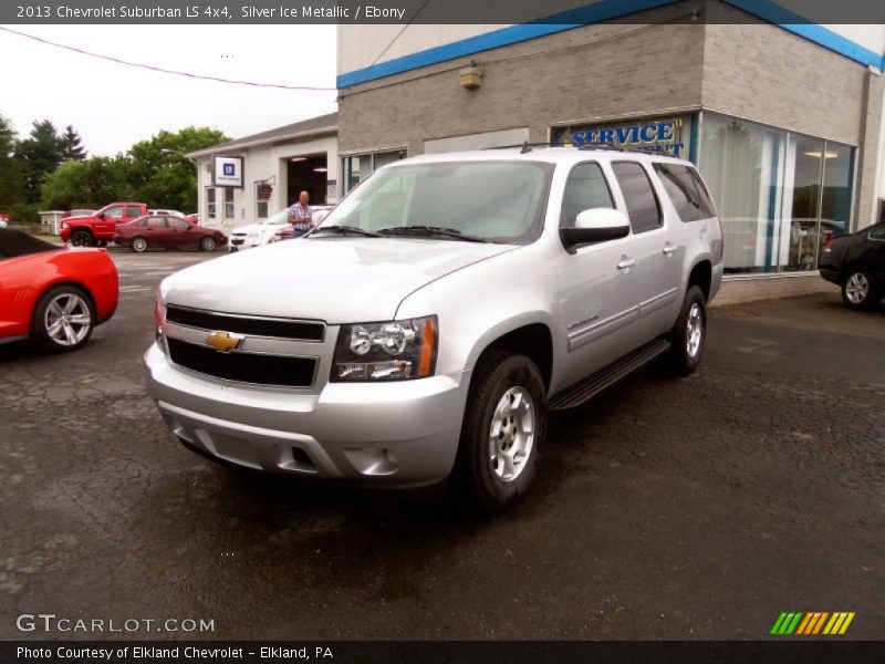 Silver Ice Metallic / Ebony 2013 Chevrolet Suburban LS 4x4
