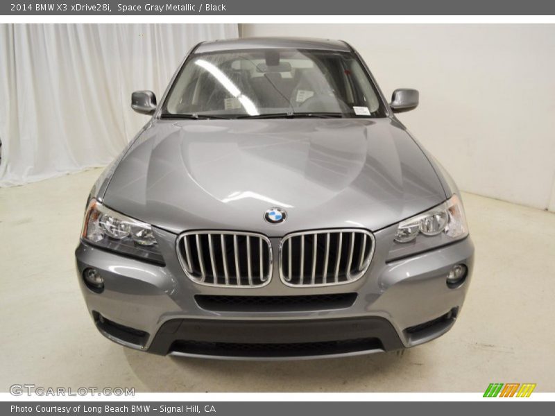 Space Gray Metallic / Black 2014 BMW X3 xDrive28i