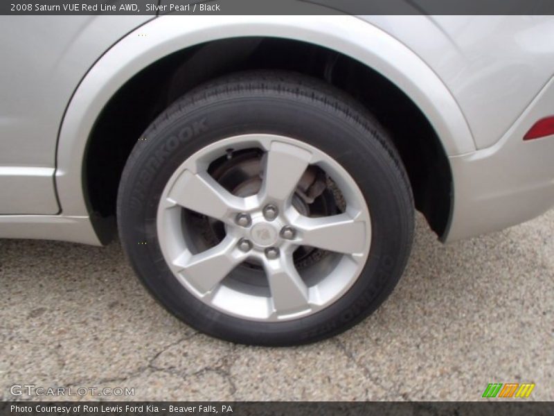 Silver Pearl / Black 2008 Saturn VUE Red Line AWD