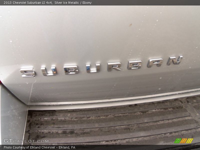 Silver Ice Metallic / Ebony 2013 Chevrolet Suburban LS 4x4